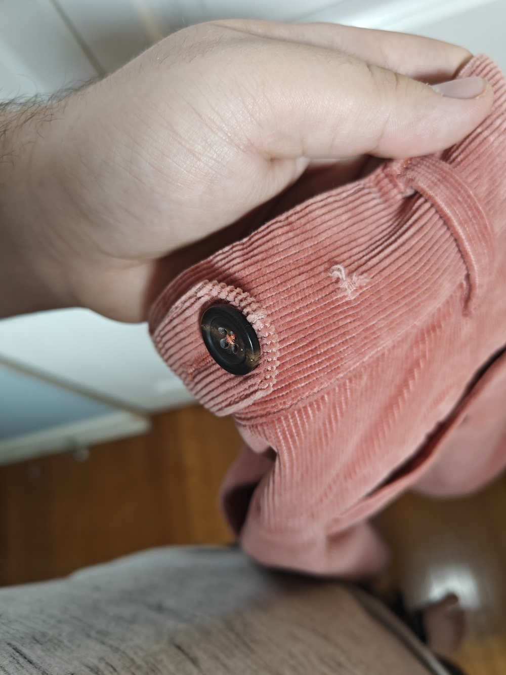 Drake's London Mens 38 Coral Red Pleated Corduroy Trousers Made in Italy - Picture 13 of 13